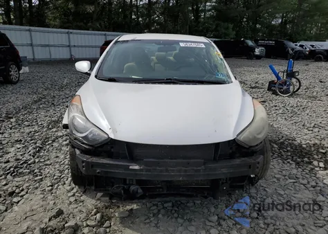 2012 Hyundai Elantra Gls from USA, damaged, VIN 5NPDH4AE5CH064473